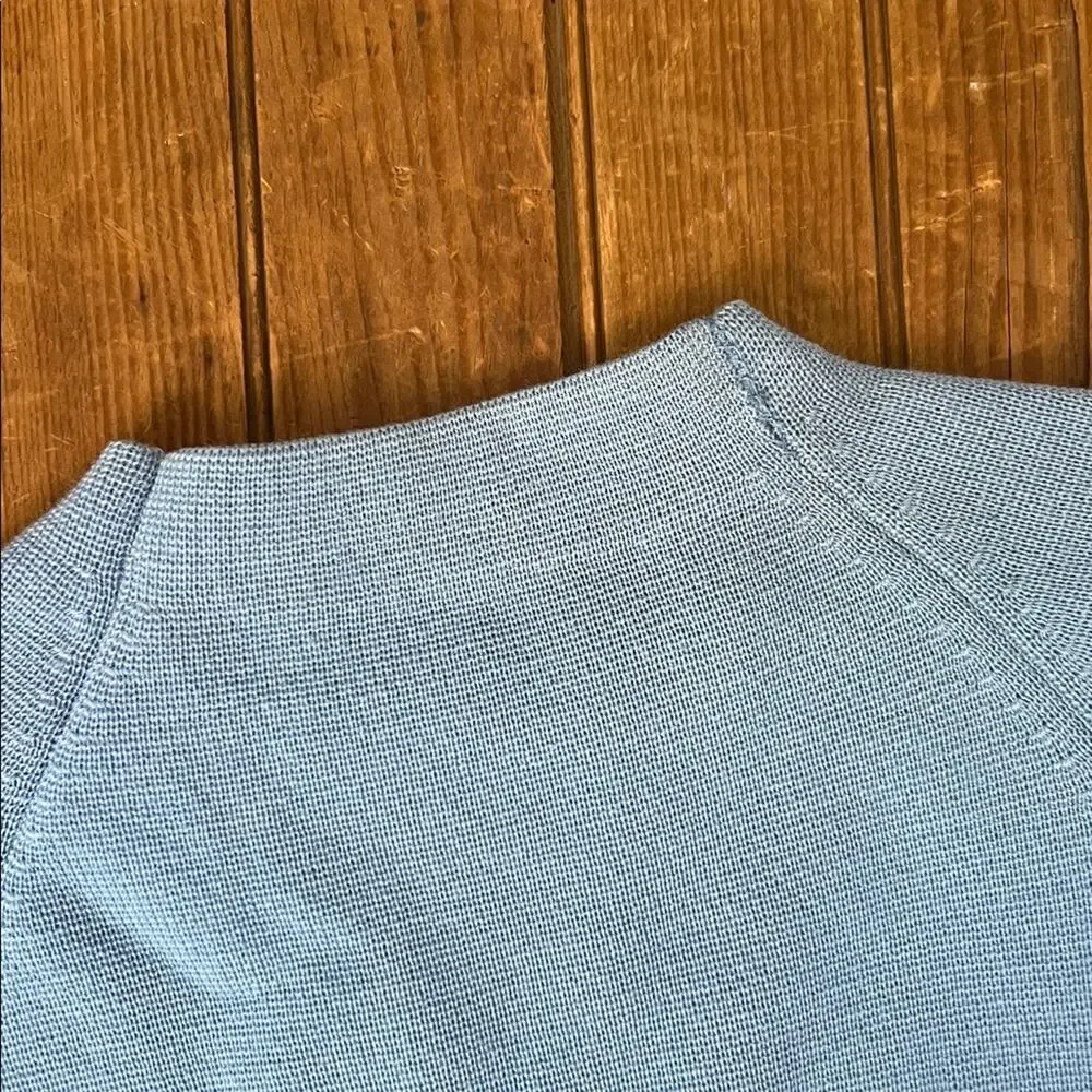 Vintage Ski Sweater women’s wool blue 1960s women’s gorgeous classic